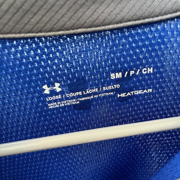 Small Under Armour Blue Polo - Picture 4 of 4